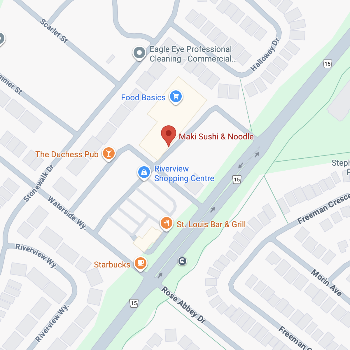 Maki Sushi & Noodle map