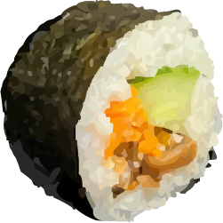 Shiitake mushroom roll